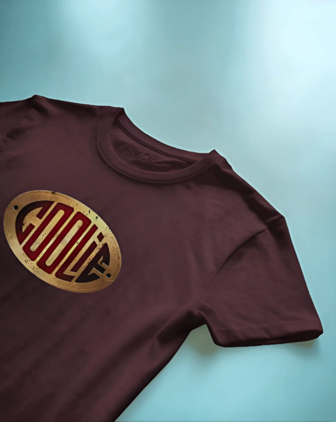 'The Iconic Badge' Coolie T-Shirt
