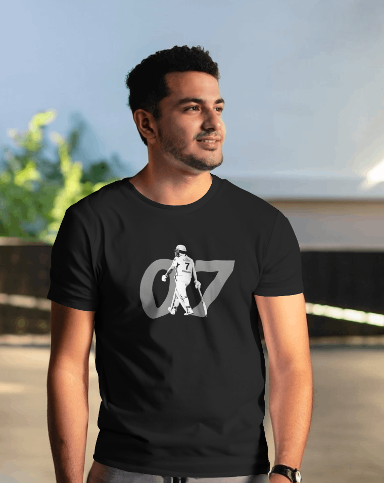 07 - Dhoni CSK IPL T-Shirt