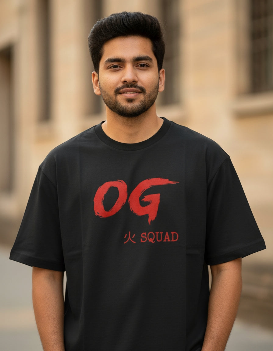 OG 火 Squad Oversized Unisex T-Shirt