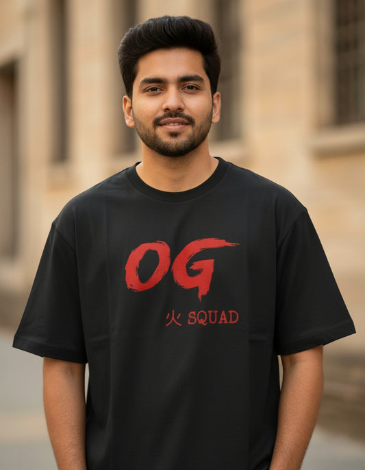 OG 火 Squad Oversized Unisex T-Shirt