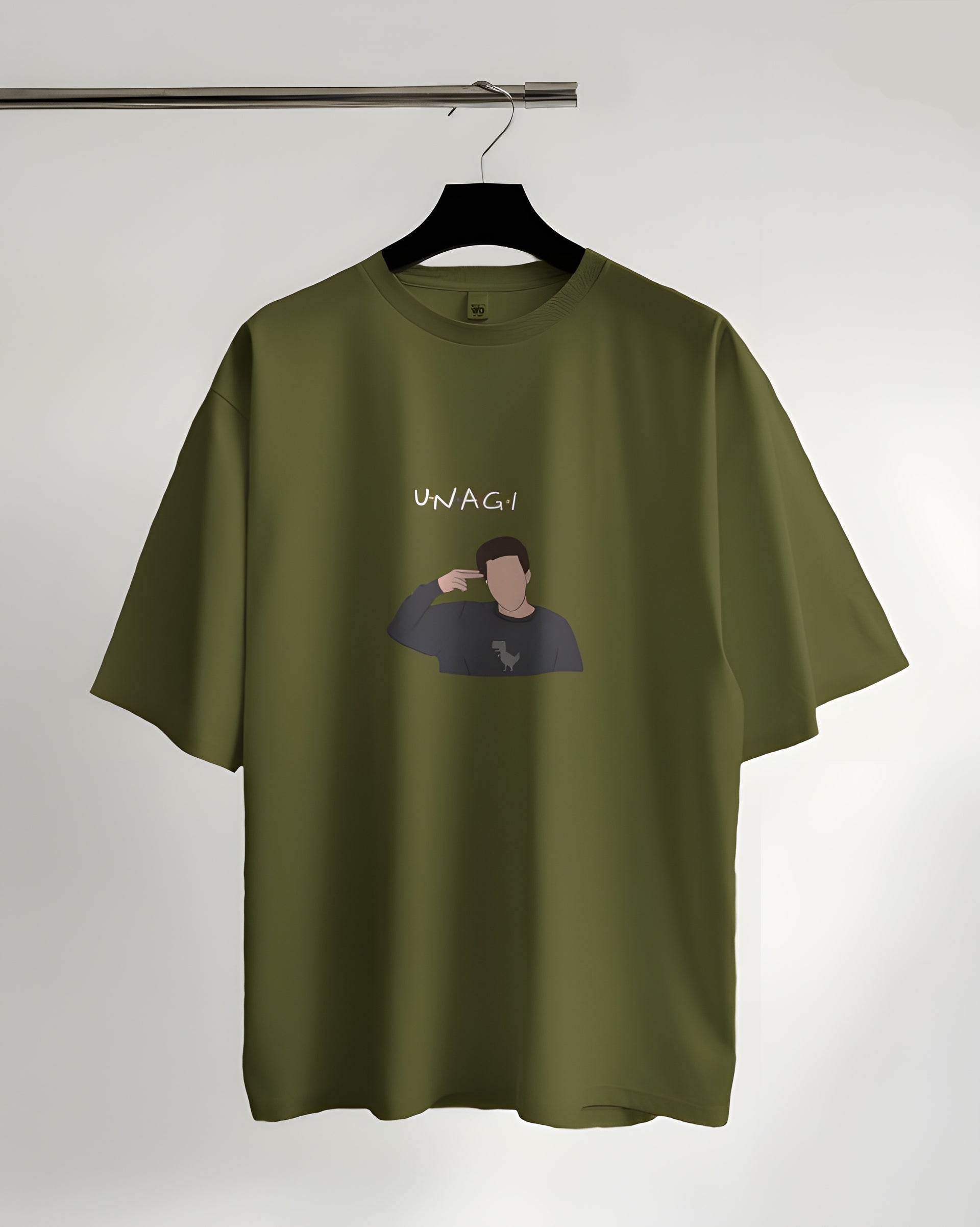 Unagi Ross Slogan Sushi Inspired Friends show Ladies V-neck Shirt, Grey