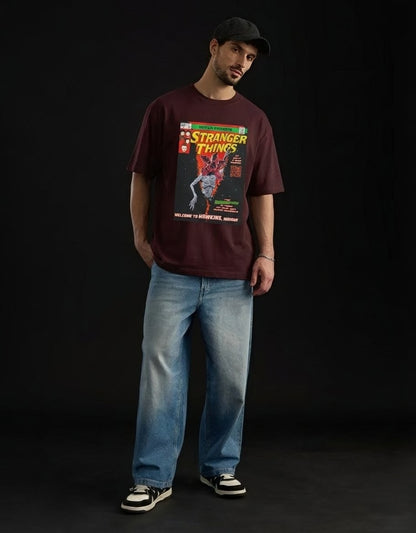 'Hawkins beast' Stranger things Oversized T-Shirt