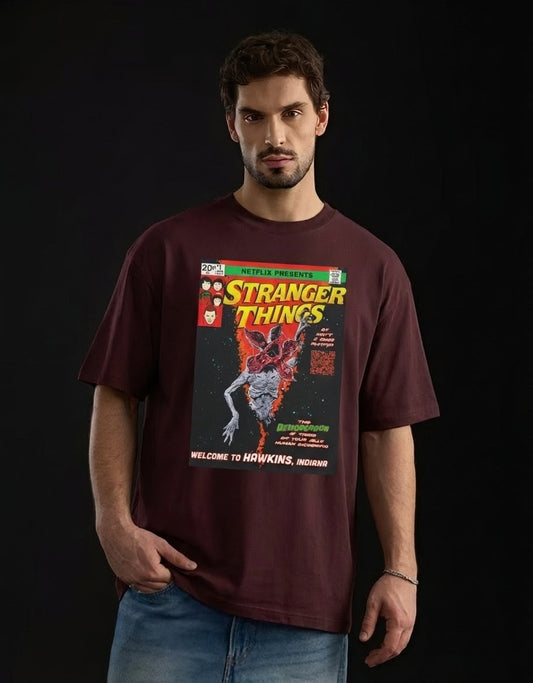 'Hawkins beast' Stranger things Oversized T-Shirt
